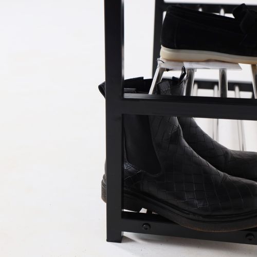 картинка Полка для обуви Victoria, светло-серый, искусственная кожа