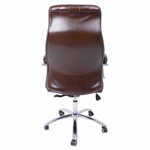 картинка Кресло поворотное MASTIF, натуральная кожа, коричневый