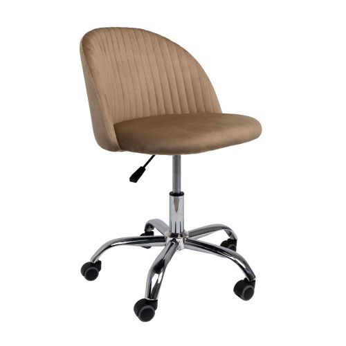 картинка Кресло поворотное Sirena, бежевый, велюр