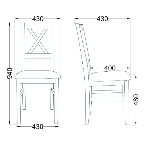 картинка Стул NILO 10, пепельный 1B/графит