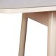 картинка Стол раздвижной Винер, кремовый, закаленное стекло + лдсп, длина до 126 см