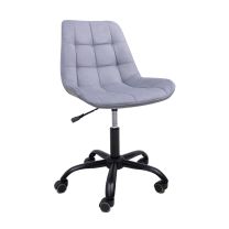 Кресло поворотное AV 245, серый, микровелюр фотография