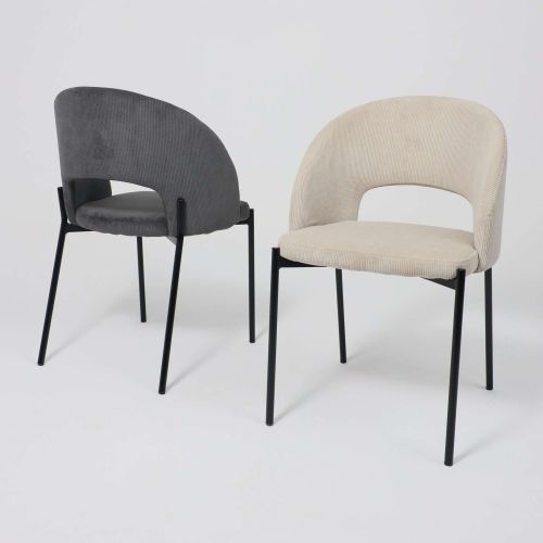 картинка Стул ELSA, капучино велюр Fjord27/черный