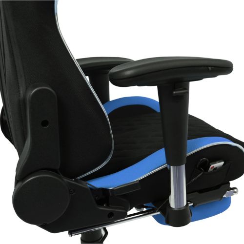 картинка Кресло поворотное Axel, синий + черный, ткань