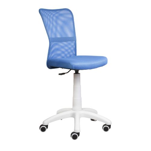 картинка Кресло поворотное Eva, голубой, сетка