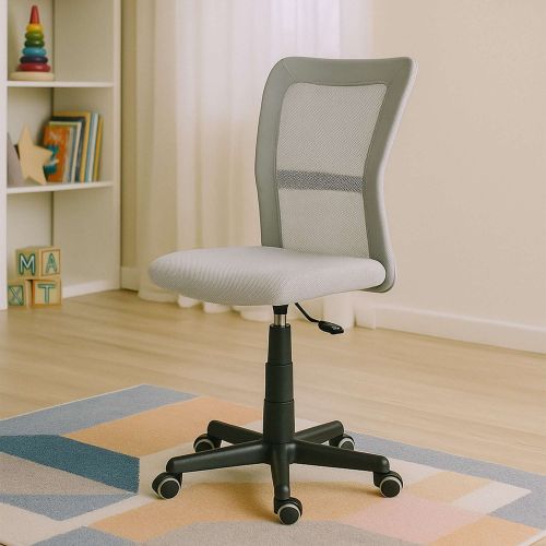 картинка Кресло поворотное Tempo, серый, ткань + сетка