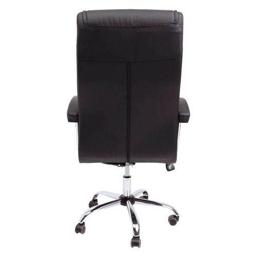 картинка Кресло поворотное Natan, черный, экокожа