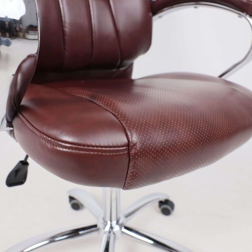 картинка Кресло поворотное King, темно-коричневый, экокожа