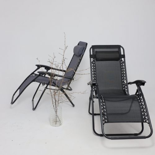 картинка Кресло складное Relax, черный, ткань