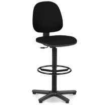 Кресло поворотное Regal, черный, ткань фотография