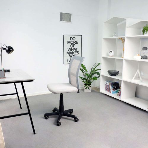 картинка Кресло поворотное Tempo, серый, ткань + сетка