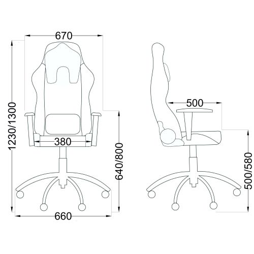 картинка Кресло поворотное Sprinter, голубой, экокожа