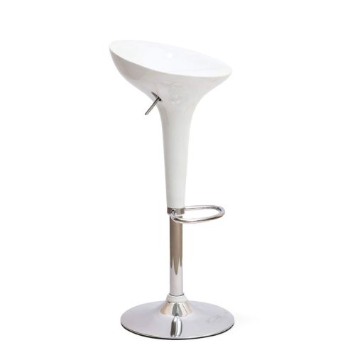 картинка Стул барный Bomba, белый, пластик