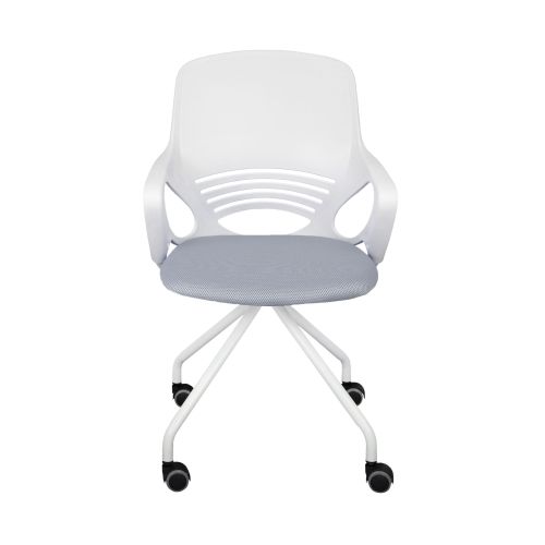 картинка Кресло поворотное Indigo, светло-серый, ткань-сетка