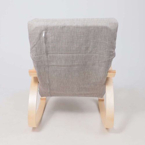 картинка Кресло-качалка Smart, серый, ткань