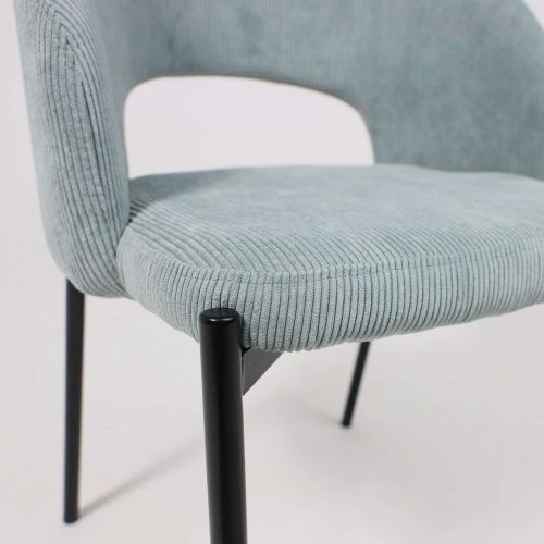 картинка Стул ELSA, мятный велюр Fjord 74/черный