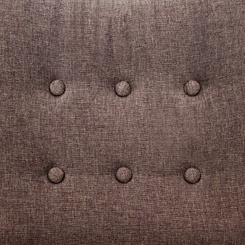 картинка Кресло поворотное Bella, коричнево-серый, ткань