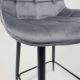 картинка Стул полубарный Linx, темно-серый, велюр