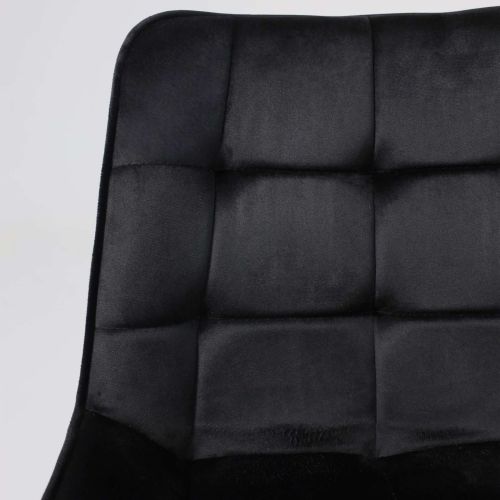 картинка Стул полубарный Linx, черный, велюр