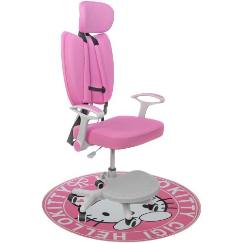 картинка Кресло поворотное Twins, розовый, ткань
