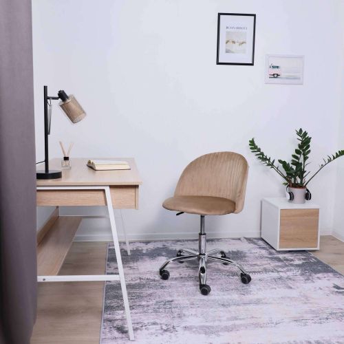 картинка Кресло поворотное Sirena, бежевый, велюр