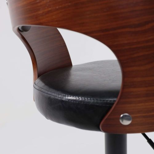 картинка Стул барный BRUNO, черный/черный