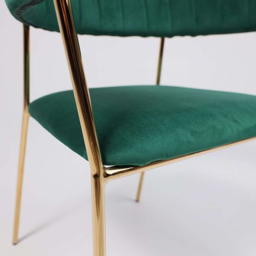 картинка Кресло Geneva, зеленый, велюр