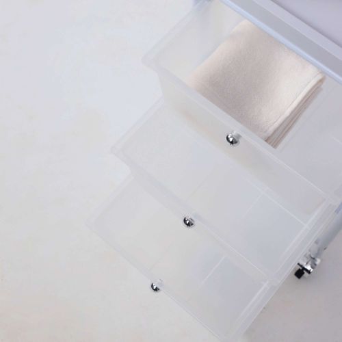 картинка Полка-тележка PLUTON, белый+белый