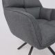 картинка Кресло Virginia, поворотное, темно-серый, ткань картинка Кресло Virginia, поворотное, темно-серый, ткань