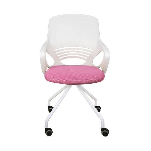 картинка Кресло поворотное Indigo, розовый, ткань-сетка