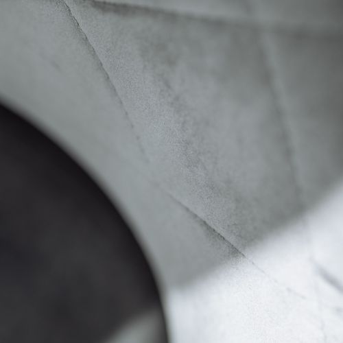 картинка Стул Honnor, серый, велюр, цвет каркаса дуб