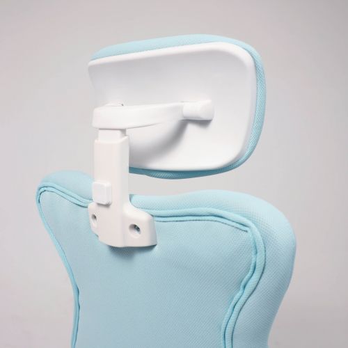 картинка Кресло поворотное LOLU, ткань, (синий)