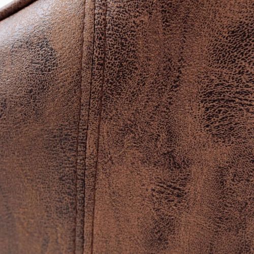 картинка Кресло BARREN, поворотное, ткань, винтажный коричневый/черный