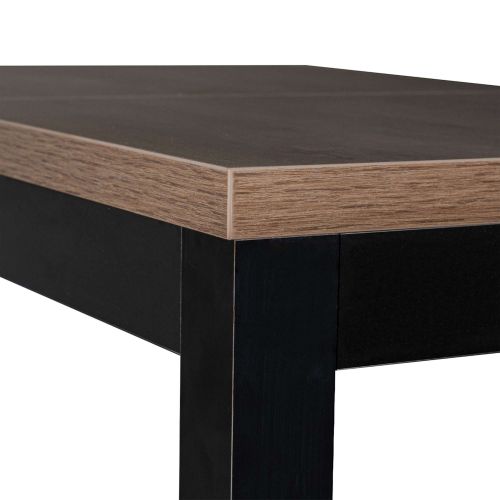 картинка Стол раздвижной Black, 110(149)*67, дуб канзас, лдсп