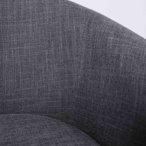 картинка Кресло AMUR, (темно-серая ткань/золото)