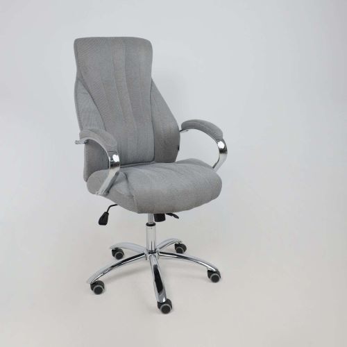 картинка Кресло поворотное MASTIF, ткань/серый