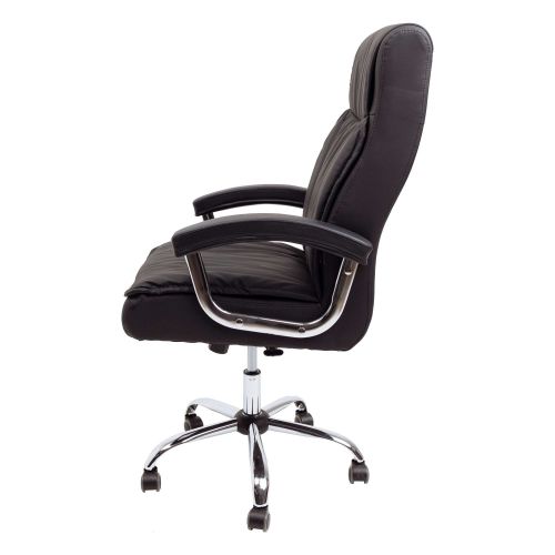 картинка Кресло поворотное Natan, черный, экокожа