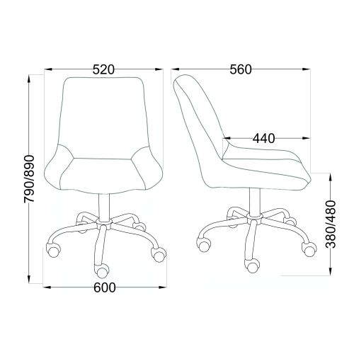 картинка Кресло поворотное Lumier, сапфировый, велюр