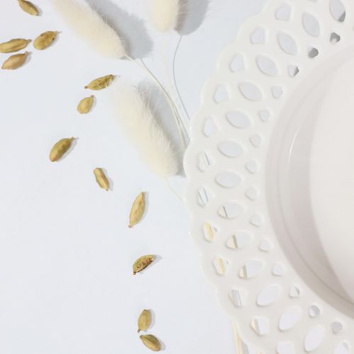 картинка Тарелка глубока DELICATE, фарфор, белый, 20,3*3,8см