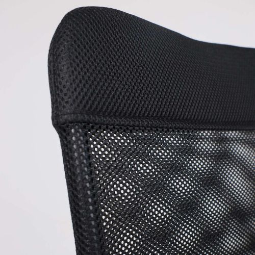 картинка Кресло поворотное ARIA, LIGHT, ECO/сетка, черный+сетка-серебро