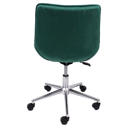 картинка Кресло поворотное Lumier, зеленый, велюр