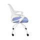 картинка Кресло поворотное Indigo, голубой, ткань-сетка