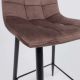 картинка Стул барный Mia, коричневый, велюр