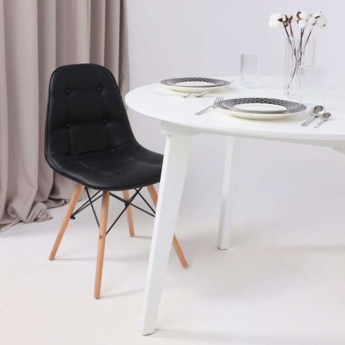 картинка Стул Kord, черный, экокожа