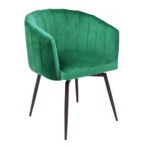 Кресло Melon, поворотное, зеленый, велюр фотография