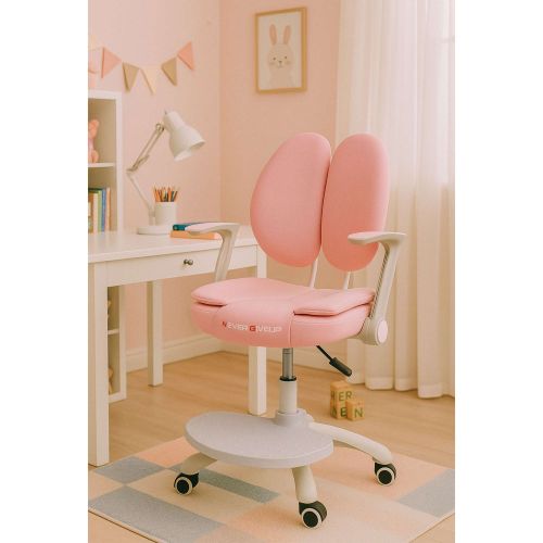 картинка Кресло поворотное ZOOM, ткань, (розовый)