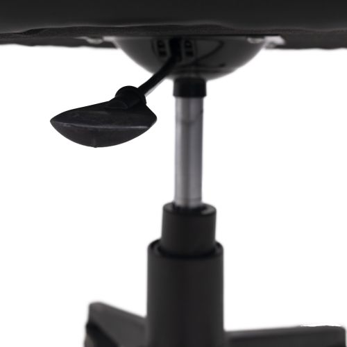 картинка Кресло поворотное AV 307, черный, экокожа
