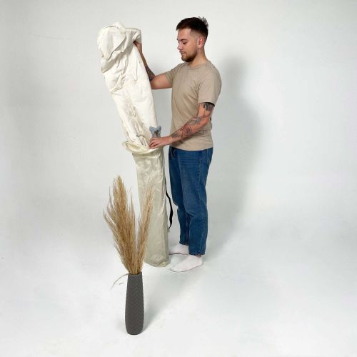 картинка Кресло складное Maggy, белый, искусственный мех