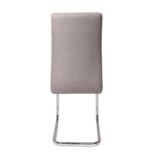 картинка Стул RONALD, бежевая ткань Seattle-001/хром