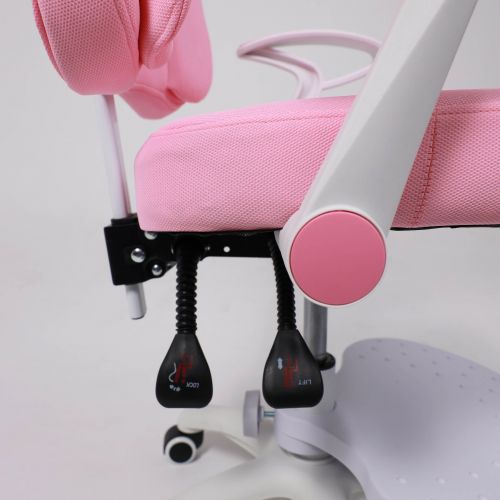 картинка Кресло поворотное LOLU, ткань, (розовый)